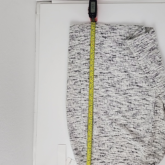 Calvin Klein Tweed Sheath Dress White Gray Black Size 8 - Picture 16 of 16